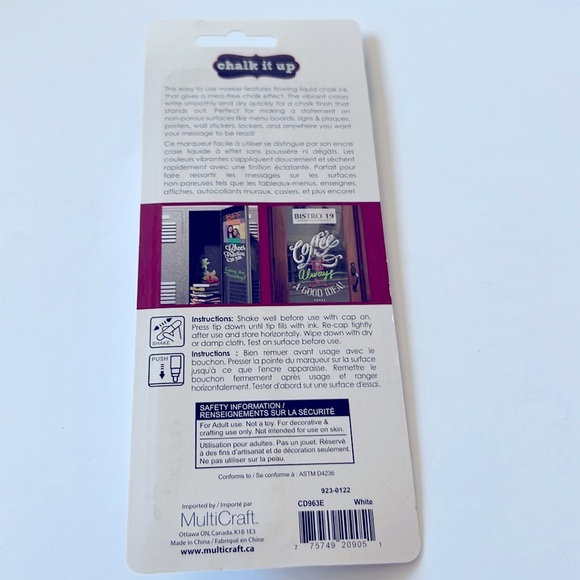 Chalk Marker Wet-Erasable Mess and Dust Free - Picture 3 of 7